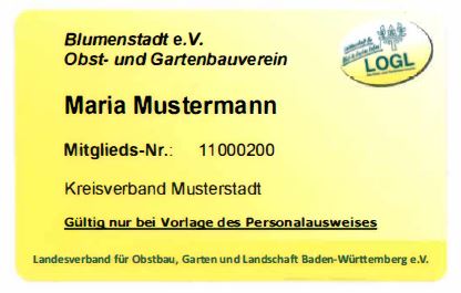 2025 Mitgliedsausweis vorne