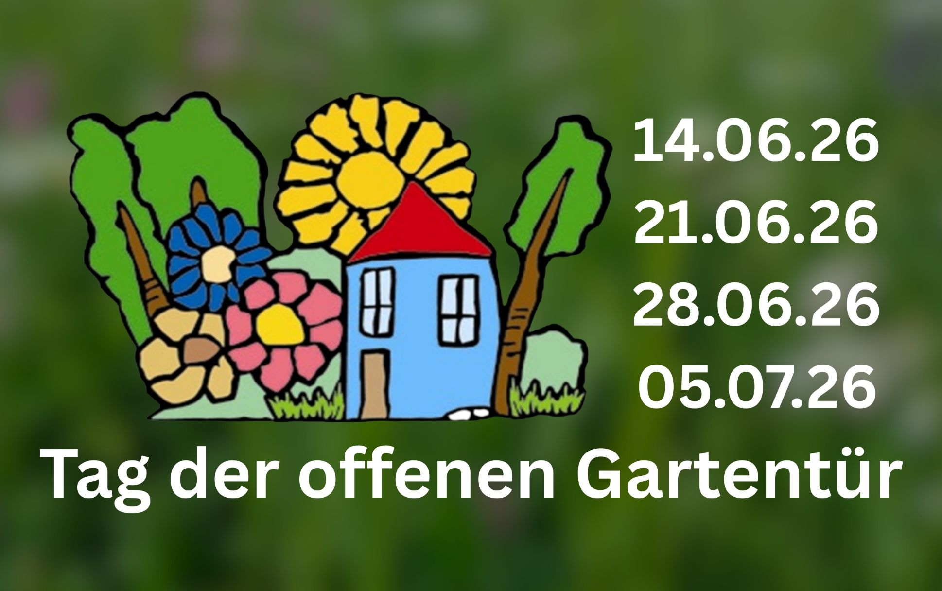 Tag der offenen Gartentur dunkler weiss geschnitten kleiner