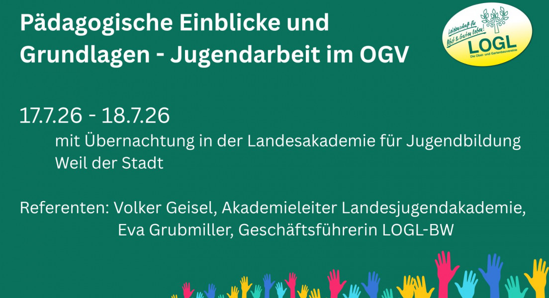 Pädagogische Einblicke und Grundlagen – Jugendarbeit im OGV
